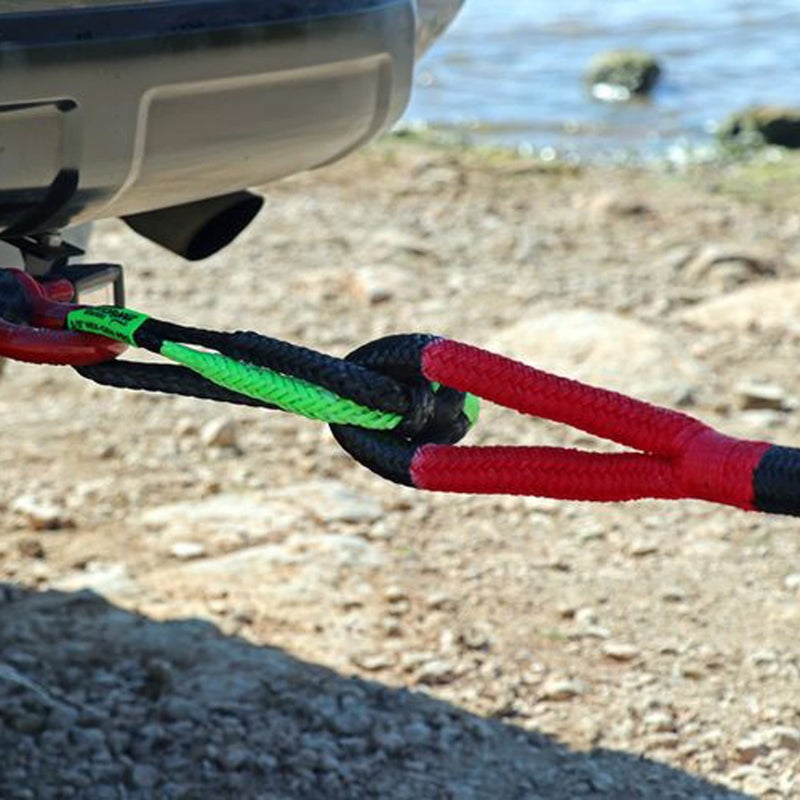Bubba Rope 176745-PROBB Heavy Duty 7/16" Synthetic Soft Shackle Gator Jaw PRO Breaking Strength of 52300 lb with UHMPE Plasma in Blue and Black, Accessory Ideal for Recovery and Towing Stuck Vehicle - Image 4